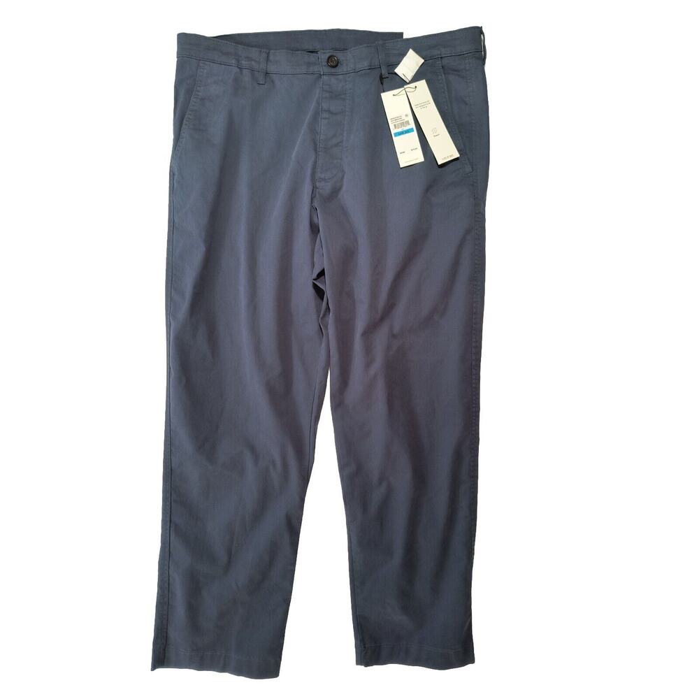 NWT CALVIN KLEIN MENS DRESS PANTS COTTON COMFORT CHINO PANTS Color: Ink 36x30